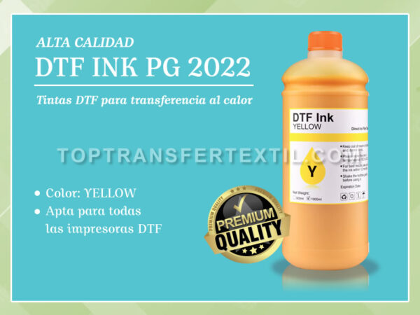 DTF INK COLOR YELLOW - TOP TRANSFER TEXTIL